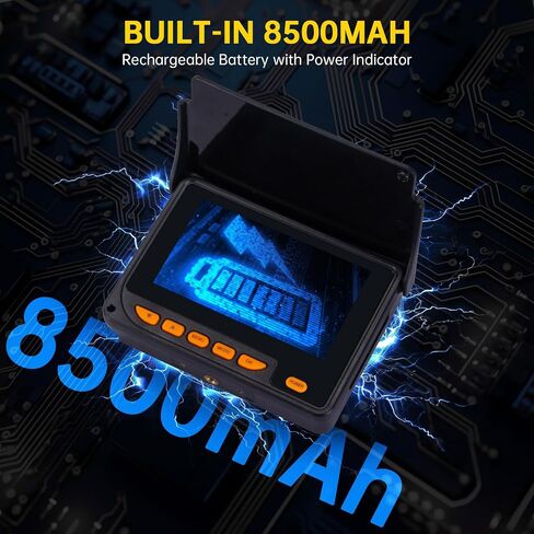 كاميرا الصرف الصحي 66 قدمًا، كاميرا أنابيب الصرف SPRIDRAIN HD 4.3 بوصة، مقاومة للماء IP68 تعمل تحت الماء حتى 10 أمتار، منظار فحص الصرف الصحي للسباك (يناسب الأنابيب> قطر 0.9 بوصة، 66 قدمًا / 20 مترًا) in Kuwait