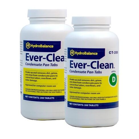 (2) Pack - HydroBalance Ever-Clean Condensate Pan Tabs, 200 Tablets in Kuwait