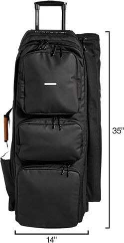 WARSTIC | Warrior's Rolling Wheeled Bag | Baseball & Softball | Black in Kuwait