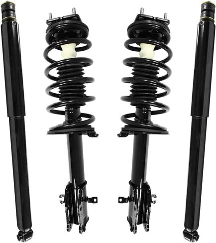COMPLETESTRUTS - Front Complete Strut Assemblies with Coil Springs and Rear Shock Absorbers Replacement for 2007-2015 Mazda CX-9 - Set of 4 in Kuwait