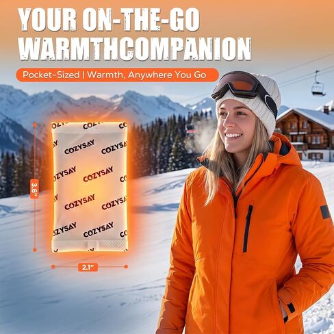 Hand Warmers Disposable 220/110/50/20 Pack - 12-Hour Long-Lasting Air-Activated Heat Packs - Odorless & Portable Hand, Body, Pocket Warmers for Skiing, Hunting, Hiking & Outdoor Activities in Kuwait