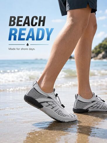 Water Shoes Mens Womens Quick Drying Barefoot Shoes Aqua Swim Beach Shoes for Unisex Pool Boating Surfing Diving Sport in Kuwait
