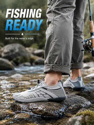 Water Shoes Mens Womens Quick Drying Barefoot Shoes Aqua Swim Beach Shoes for Unisex Pool Boating Surfing Diving Sport in Kuwait