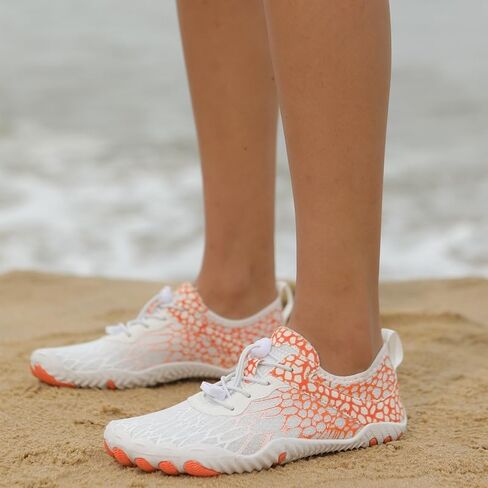 Unisex Quick-Dry Water Shoes - Lightweight Barefoot Skin Shoes for Beach, Snorkeling, Diving, Kayaking & Swimming, Soft Sole Non-Slip Aqua Shoes for Men & Women in Kuwait