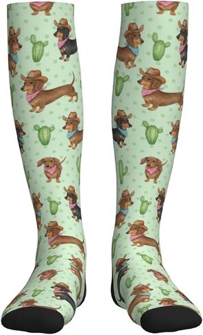 Hen Floral Compression Socks For Women Men, Knee High Support Stockings For Running Travel Nurse Flight Athletic in Saudi Arabia
