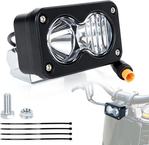 شريط إضاءة للمصباح الأمامي Q20 3 Pin Q20، ضوء Ridstar 6500K 20W، ضوء Ridstar 12V-60V، ضوء أبيض in Kuwait