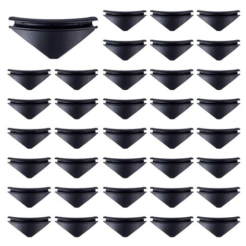 BENECREAT 50 Pcs Snack Vending Machine Universal Product Coil Pushers, Black Plastic Coil Spring Pushers for Snack and Candy Dispensing in Kuwait