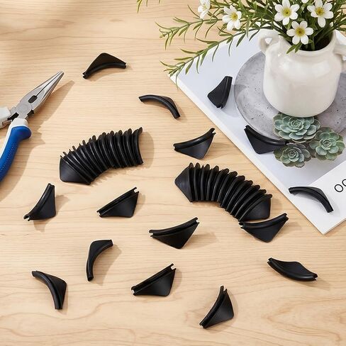 BENECREAT 50 Pcs Snack Vending Machine Universal Product Coil Pushers, Black Plastic Coil Spring Pushers for Snack and Candy Dispensing in Kuwait