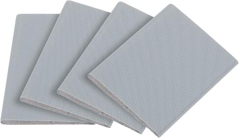 uxcell 64Pcs Door Corner Seals, Exterior Door Frame Seal, Adhesive Corner Pads Foam Draft Stopper for Gap Filler Bottom, Weather Protection, Noise Isolation, Black, Brown & Gray in Kuwait