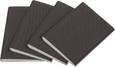uxcell 64Pcs Door Corner Seals, Exterior Door Frame Seal, Adhesive Corner Pads Foam Draft Stopper for Gap Filler Bottom, Weather Protection, Noise Isolation, Black, Brown & Gray in Kuwait