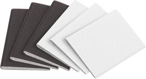 uxcell 64Pcs Door Corner Seals, Exterior Door Frame Seal, Adhesive Corner Pads Foam Draft Stopper for Gap Filler Bottom, Weather Protection, Noise Isolation, Black, Brown & Gray in Kuwait