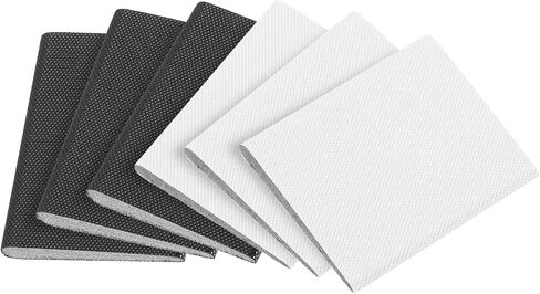 uxcell 64Pcs Door Corner Seals, Exterior Door Frame Seal, Adhesive Corner Pads Foam Draft Stopper for Gap Filler Bottom, Weather Protection, Noise Isolation, Black, Brown & Gray in Kuwait
