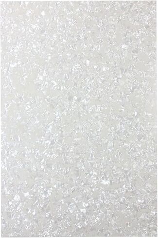3-Ply Blank Pickguard Sheet 9.5x12", DIY Scratch Plate Backplate Replacement for ST TL Jazz Bass Electric Guitar (White Pearl) in Kuwait