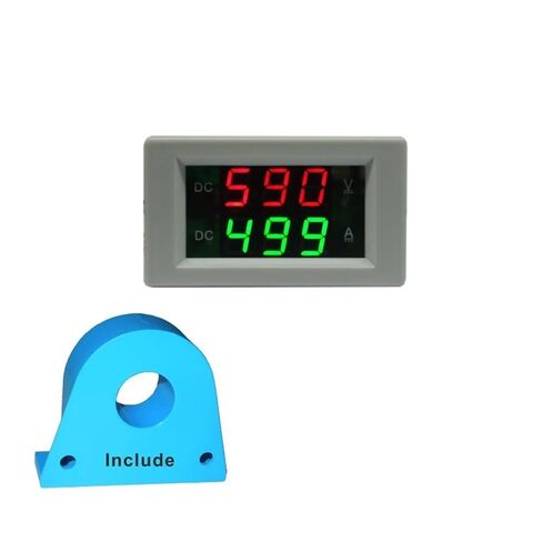 1PCS 0.39 inch LED Dual Display Digital Voltmeter 0-600V 500A in Kuwait