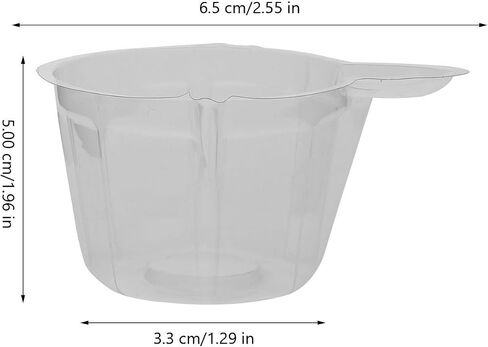 HOMSFOU 200pcs 40ml Plastic Mixing Cups for DIY Crafts Multi-Functional Pigment Stirring Containers with Pointed Mouth Design for Paint and Epoxy Mixing in Kuwait