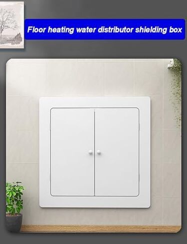 لوحة وصول غير مرئية مزخرفة من مادة PVC - حجم مخصص لإخفاء صمامات التدفئة الأرضية - لوحة وصول مقاومة للماء للحمام (50 × 60 سم) in Kuwait