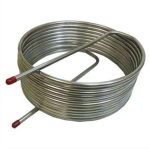 Herms Coil 1/2" Stainless Steel X 50' Length - 16" in Saudi Arabia