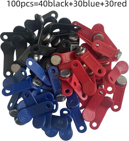 100x دالاس DS1990A DS1990 F5 الرقم التسلسلي iButton I-Button Key IB Tag CardWaterproof RFID TAG (Mix) in Saudi Arabia