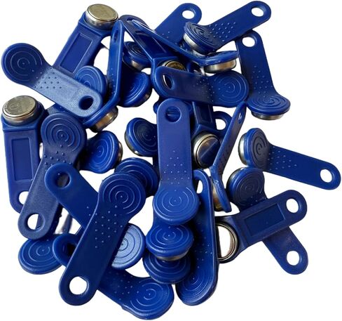 100x دالاس DS1990A DS1990 F5 الرقم التسلسلي iButton I-Button Key IB Tag CardWaterproof RFID TAG (Mix) in Saudi Arabia