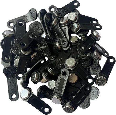 100x دالاس DS1990A DS1990 F5 الرقم التسلسلي iButton I-Button Key IB Tag CardWaterproof RFID TAG (Mix) in Saudi Arabia