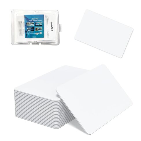 30 Pack NTAG Ultralight EV1 NFC Cards, 13.56MHz 48Byte Rewritable Printable Blank PVC RFID Cards for Admission Tickets, Temporary Visitor Authorization & Custom Personalized Data Programming in Kuwait