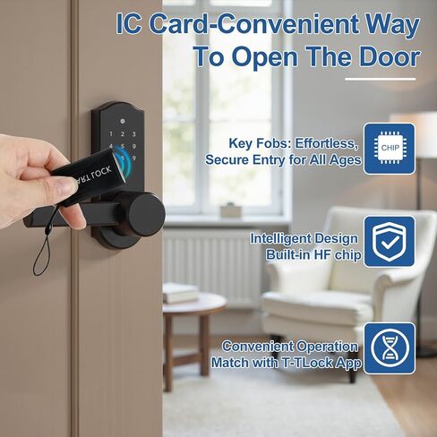 بطاقات IC للقفل الذكي، بطاقات RFID الرئيسية وبطاقات RFID لقفل الباب الإلكتروني، بطاقات مفتاح ديدبولت الذكية لقفل باب الدخول بدون مفتاح، المكتب المنزلي in Kuwait