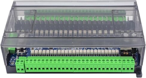 1 قطعة FX3U-48MT RS485 متوافق مع FX1N 2N 24 مدخل ترانزستور مخرج 6 تناظري 2 PLC تحكم (48MT-485-6.60K-RTC) in Kuwait