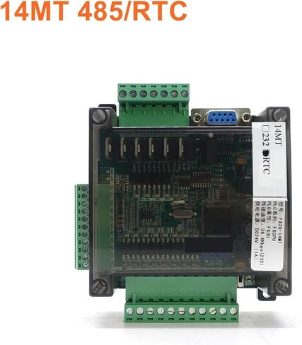 1 قطعة FX3U-14MR FX3U-14MT PLC لوحة تحكم صناعية 8 مدخل 6 مخرج 6AD 2DA و RS485 RTC (Fx3u-14mt ترانزستور) in Kuwait