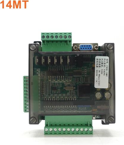 1 قطعة FX3U-14MR FX3U-14MT PLC لوحة تحكم صناعية 8 مدخل 6 مخرج 6AD 2DA و RS485 RTC (Fx3u-14mt ترانزستور) in Kuwait