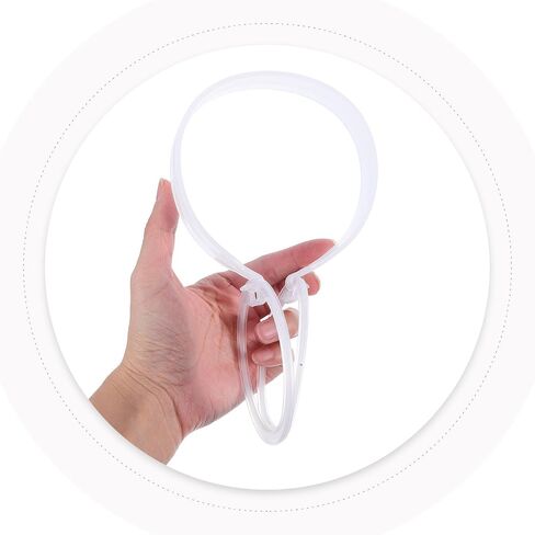 4 قطع من حامل غطاء الأذن من Mobestech DIY لأغطية الأذن، حامل واقي الأذن البلاستيكي مع مكونات قابلة للفصل وسهل التخزين، إطار تخزين هيكل عظمي لغطاء الأذن الشتوي الأبيض in Kuwait