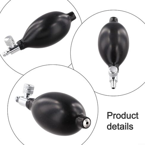 Manual Sphygmomanometer Bulb Air Pump, 4.4 Inch Natural Latex Rubber Ball, 3mm Inner Hole for Monitor, Air Neck Traction, Inflatable Accessories in Saudi Arabia