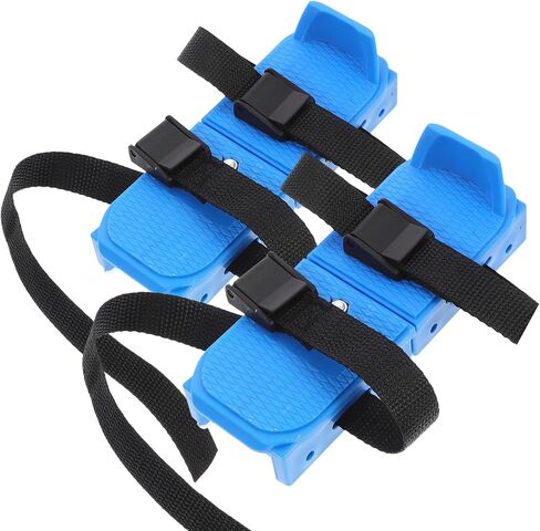 S Ice Skates with Fixing Straps Blue Beginner Ice Skating Shoes for Outdoor Multi-Function Non-Slip in Kuwait