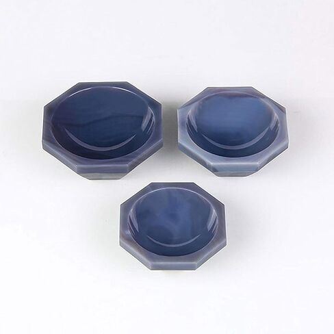 Lab Mortar (40-160mm), Natural Agate, with Pestle, Smooth, Abrasion Resistant, Corrosion Resistant, For Laboratory Studies, 40mm in Kuwait