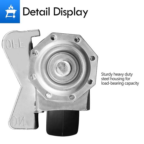 3 Inch Wheels Kit Replacement Parts for Charbroil Locking Caster Wheels 463244819 463243518 463342119 G515-0082-W1 G408-0036-W1 Stem Casters Socket Insert Plastic Grill Wheel Parts, 4pcs in Kuwait