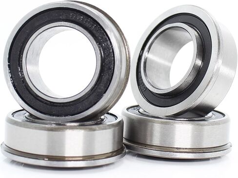 4PCS F6202 Wheelbarrow Bearing 16 * 35 11mm for Push Truck Garden Trolley Cart Wheel Flange Ball Bearings in Kuwait