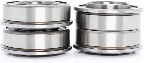 4PCS F6202 Wheelbarrow Bearing 16 * 35 11mm for Push Truck Garden Trolley Cart Wheel Flange Ball Bearings in Kuwait