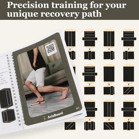 Ankle Balance Board for Rehab & Strengthening – Axis Board Training Kit with Recovery Guide – Support for Ankle Sprains, Achilles Discomfort & Plantar Fasciitis in Kuwait