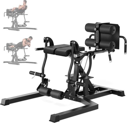JELENS HL01 مطور لحم الخنزير الغلوت القابل للتعديل، آلة GHD وتمديد الساق وآلة التجعيد 2 في 1، آلة تدريب القوة لفرط التمدد وتجعيد أوتار الركبة في الشمال in Kuwait