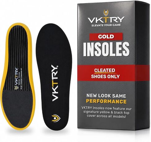 Vktry Gold Carbon Fiber Performance-أحذية متطورة ، إدراج مخصص ، كرة قدم ، بيسبول ، لاكروس وأكثر in Kuwait