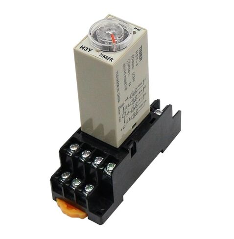 1set H3Y-4 Power On Time Delay Relay Timer DPDT 14Pins H3Y-4 1-60sec/ 3 Minute-60Minute 220v 110V 24V 12V(DC24V,H3Y-4 3Minute) in Kuwait