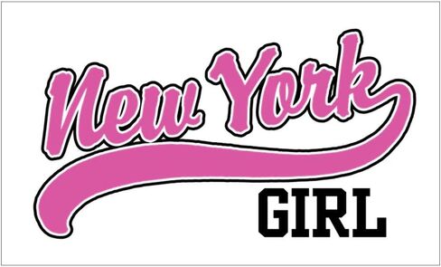 New York Girl Decal Vinyl Bumper Sticker 5" in Kuwait