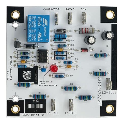 HK35AC002 Relay Phase Monitor Control Circuit Board Replacement for 113AEA060000BGAA CEPL130444-01 CEBD430444-08A in Kuwait
