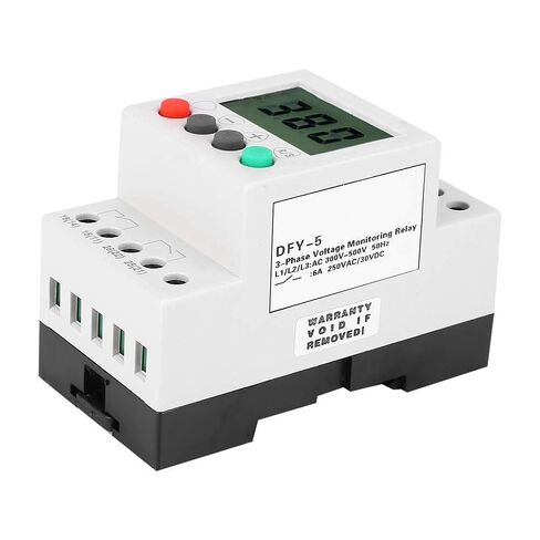YWBL-WH Phase Sequence Protection Relay, LCD Display, Over Under Voltage Protector, Fault Record Function for Motor Equipment and Machinery in Kuwait