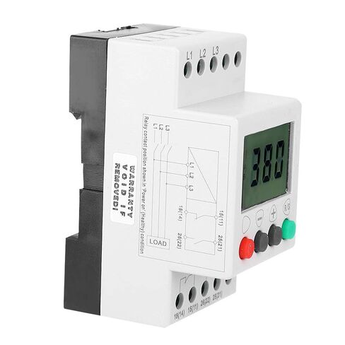 YWBL-WH Phase Sequence Protection Relay, LCD Display, Over Under Voltage Protector, Fault Record Function for Motor Equipment and Machinery in Kuwait