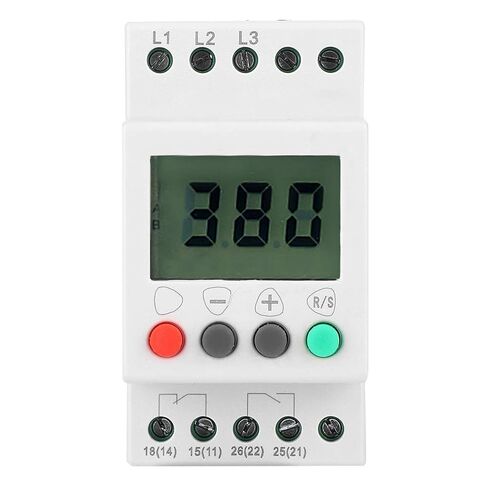 YWBL-WH Phase Sequence Protection Relay, LCD Display, Over Under Voltage Protector, Fault Record Function for Motor Equipment and Machinery in Kuwait