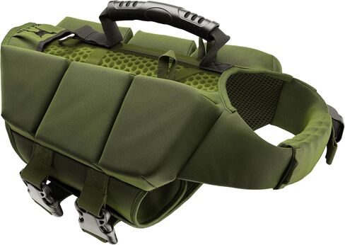 NOAH & PAW Dog Life Jacket, Human Standards Lifejacket Design, Dog Life Vest for Swimming and Boating, 3X Foam Support for Max Floating, Breathable Mesh, Salvavidas para Perros, Size M in Kuwait