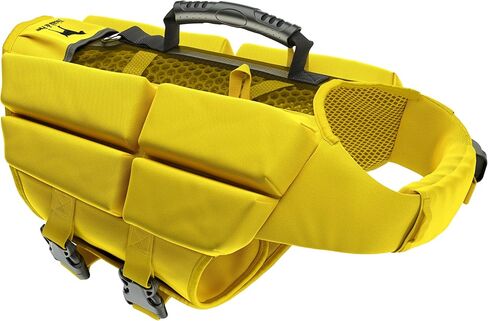 NOAH & PAW Dog Life Jacket, Human Standards Lifejacket Design, Dog Life Vest for Swimming and Boating, 3X Foam Support for Max Floating, Breathable Mesh, Salvavidas para Perros, Size M in Kuwait