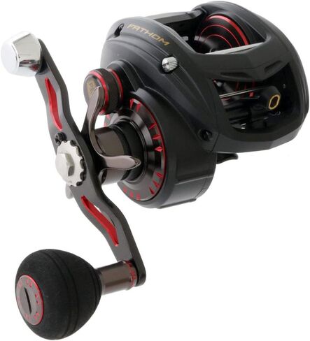 Penn Fathom Low Profile Baitcasting Reel - Saltwater Fishing Reel for Jigging, Jig, Bait and Lure Fishing in Saudi Arabia