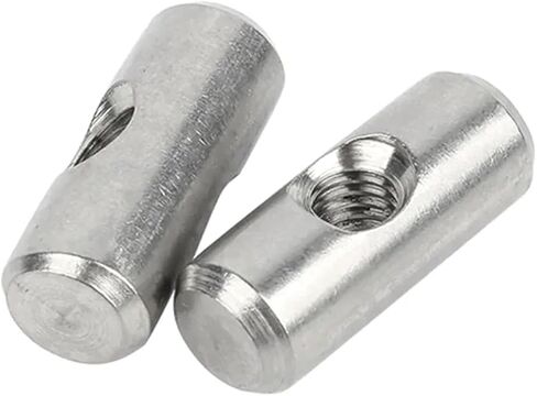 Barrel Bolt, 304 Stainless Steel Barrel Bolts Cylindrical Pin Dowel Cross Hole Hammer Embedded Nut in Kuwait