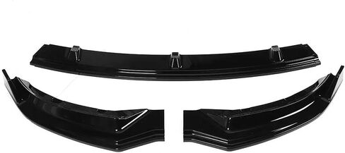 FREEMOTOR802 Front Bumper Lip Splitter Fits 2017-2023 Tesla Model 3, PP Air Dam Chin Spoiler Front Lower Lip Spoiler Body Kit Replacement (Matte Black, 3PCS) in Saudi Arabia